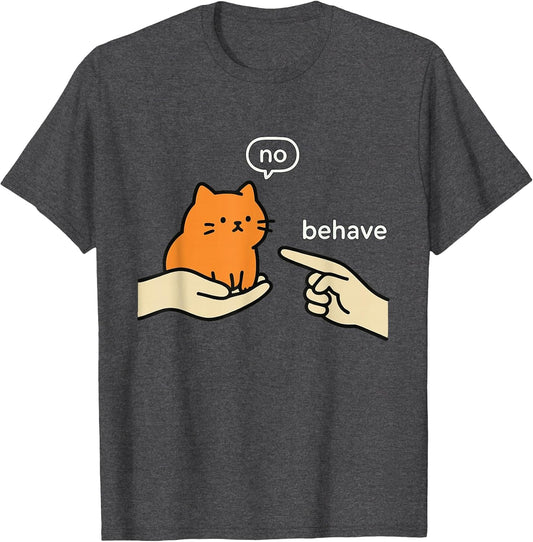Behave No Funny Dishonest Liar Orange Cat Meme Cartoon