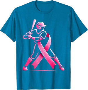 Baseball Breast Cancer Awareness Month Pink Ribbon