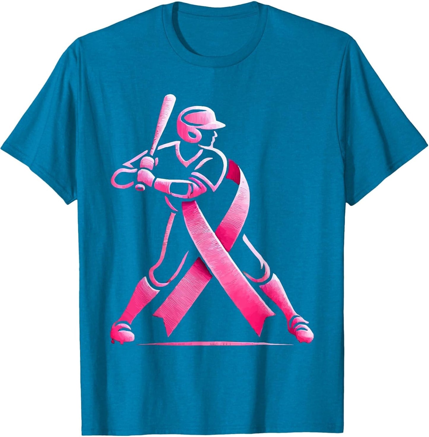 Baseball Breast Cancer Awareness Month Pink Ribbon