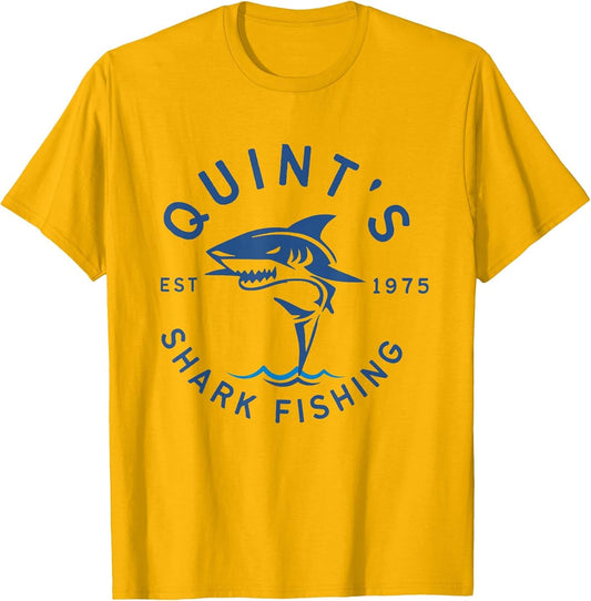 Vintage Quint's Shark Fishing 1975 Retro