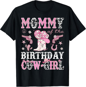 Mommy of The Birthday Cowgirl Pink Disco Rodeo Western
