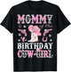 Mommy of The Birthday Cowgirl Pink Disco Rodeo Western