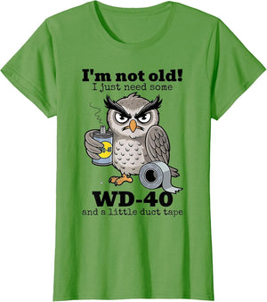 I'm Not Old I Just Need Some and A Little Turtle Tape Owl