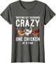 One Chicken at A Time Shirt Funny Chicken Lady Wife Mom