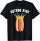 Hotdog King Cool Sausage Hot Dog Food Lover Men Boys