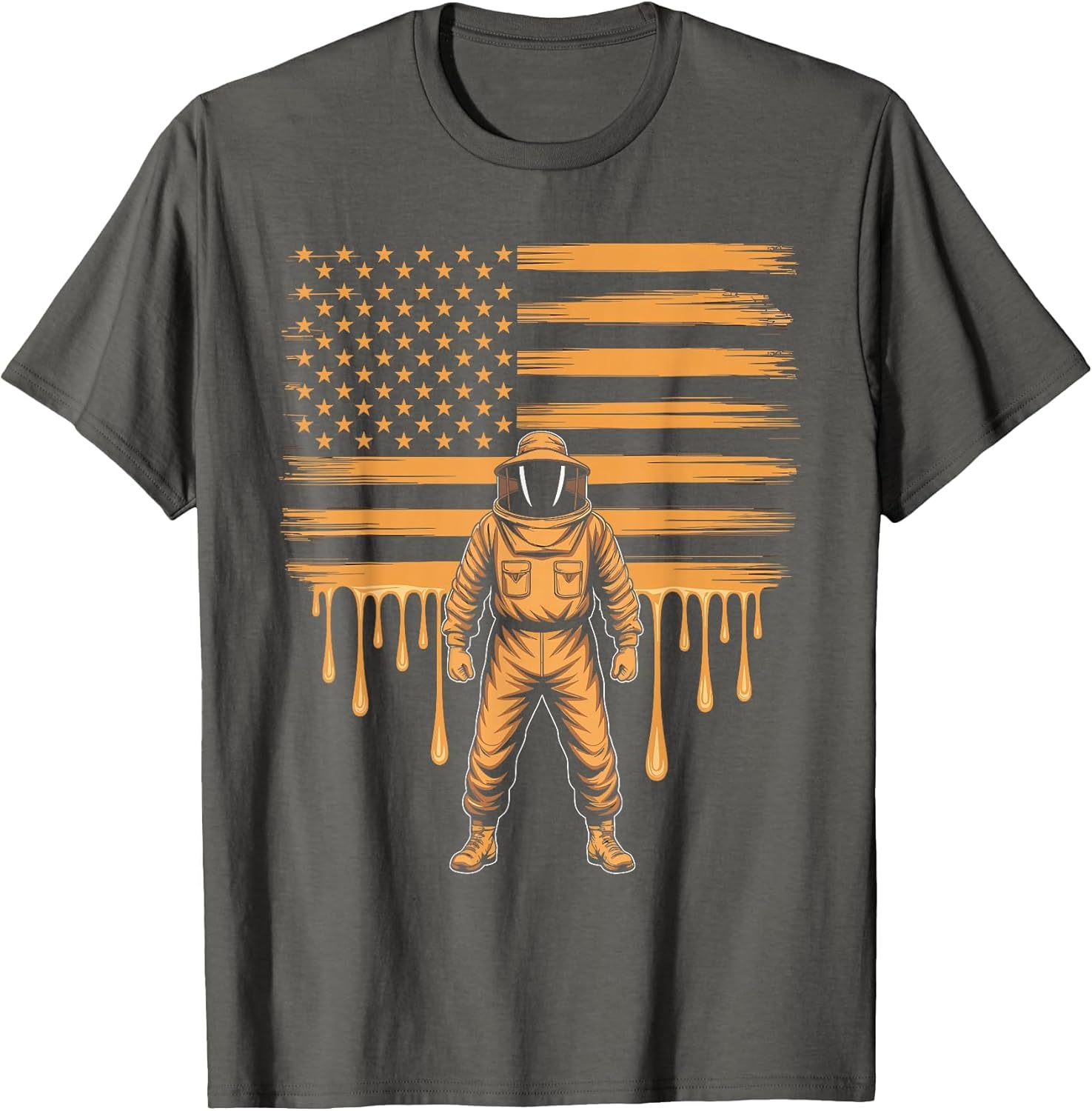 Beekeeping American Flag Patriotic Beekeeper Honeybee