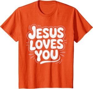 Girls Jesus Loves You Pink Christian Toddler Sister God Mom
