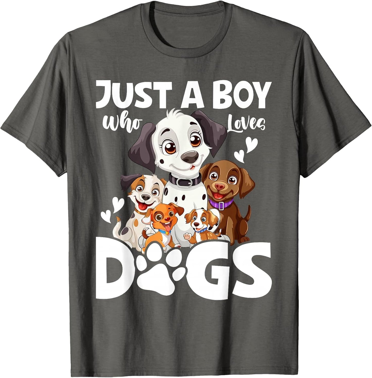 Just A Boy Who Loves Dogs Boys Toddler Puppy Dog Lover