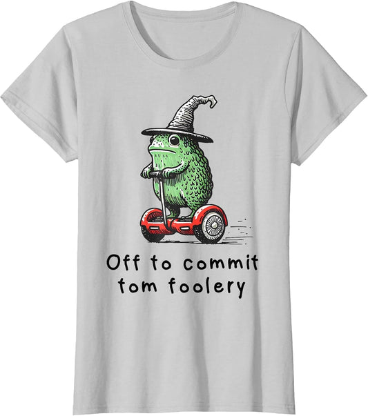 Whimsical Frog Wizard Off to Commit Tom Foolery Frog Meme