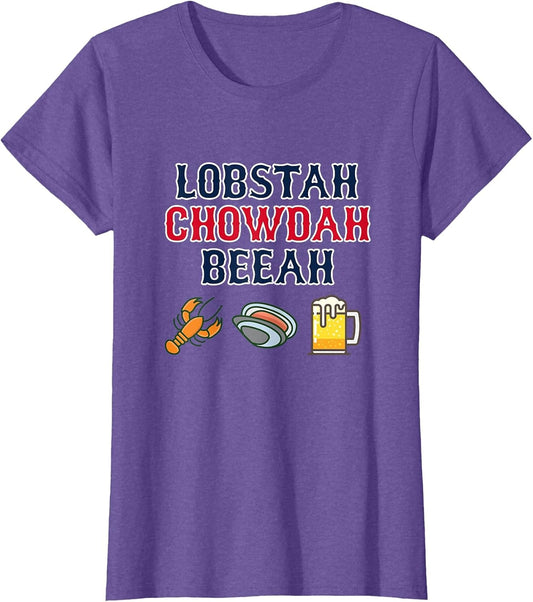 Funny Boston Accent - Lobster Chowder Beer Shirt