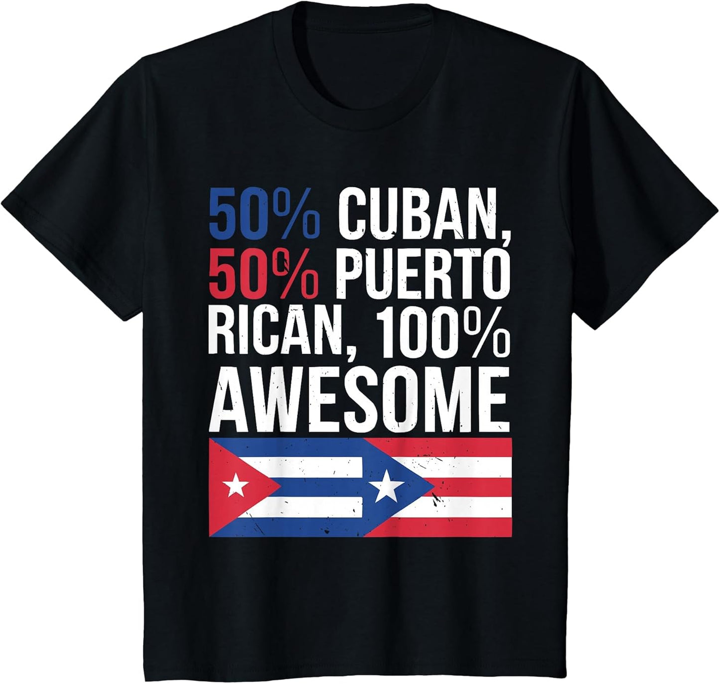 Half Cuban Half Puerto Rican Country Puerto Rico Flag Cuba