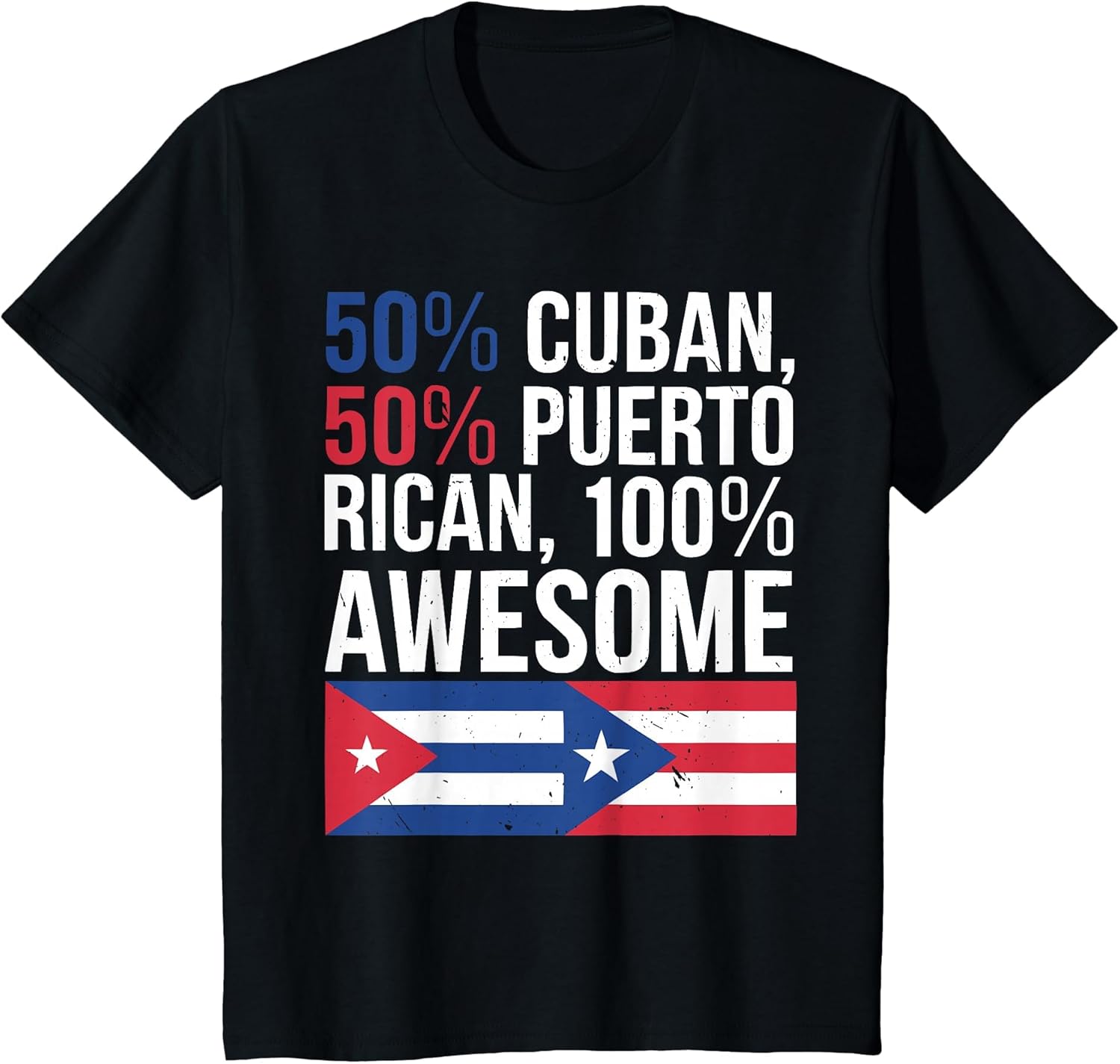 Half Cuban Half Puerto Rican Country Puerto Rico Flag Cuba