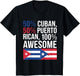 Half Cuban Half Puerto Rican Country Puerto Rico Flag Cuba