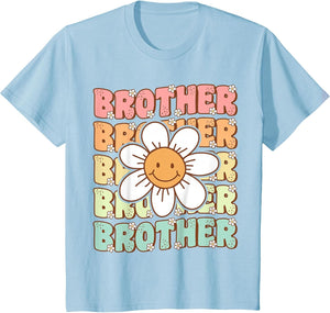 Groovy Brother Matching Family Birthday Party Daisy Flower