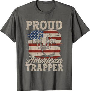 Trapping Trap Hunting American Flag Proud American Trapper