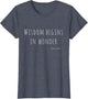 Wisdom Begins in Wonder Socrates Quote Men Women Kids