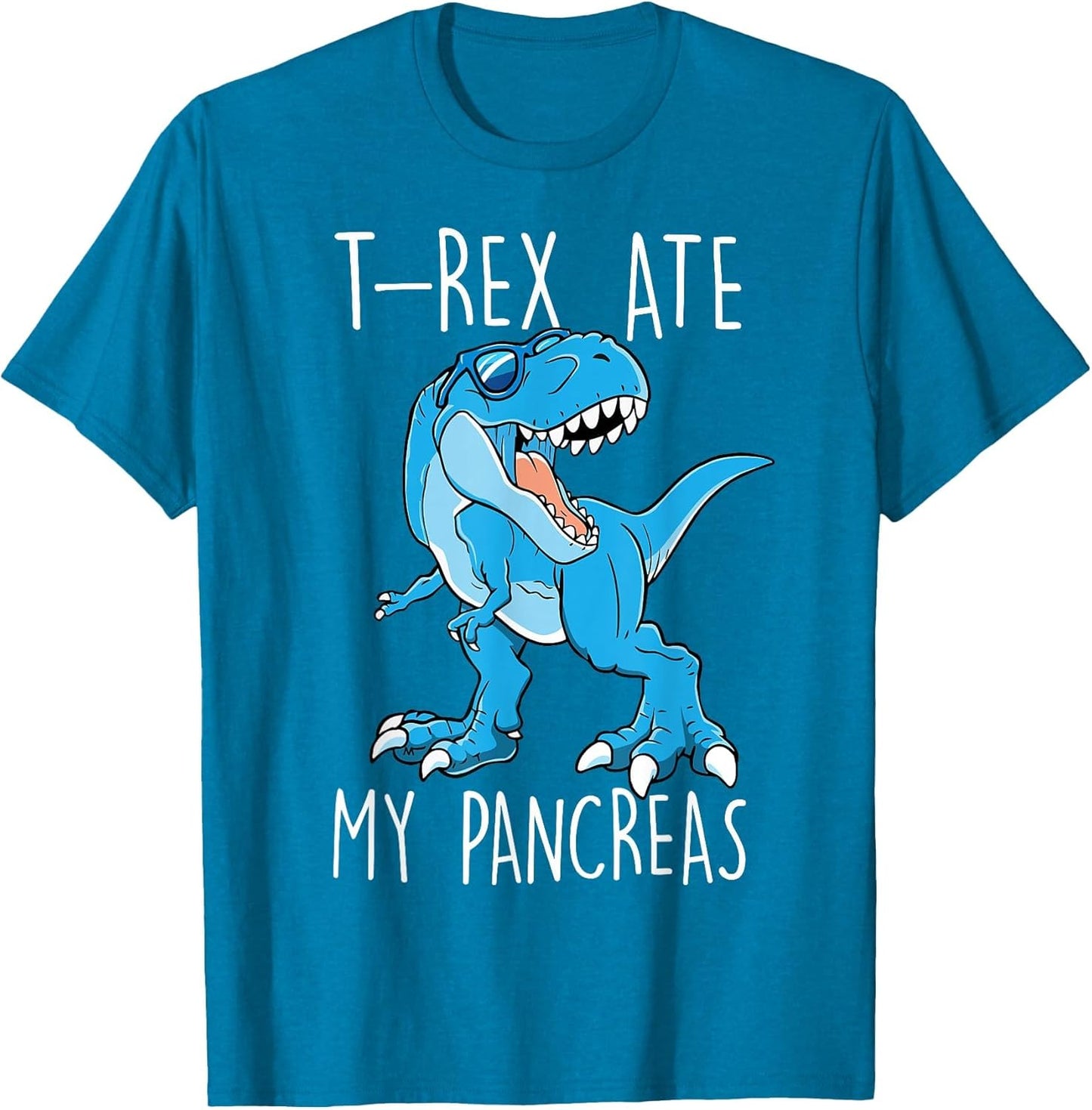 T-Rex Ate My Pancreas Funny Diabetes Awareness Boys Dinosaur