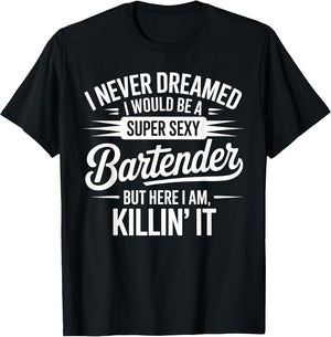 Bartender Art Women Barkeeper Pub Tapster Bartender