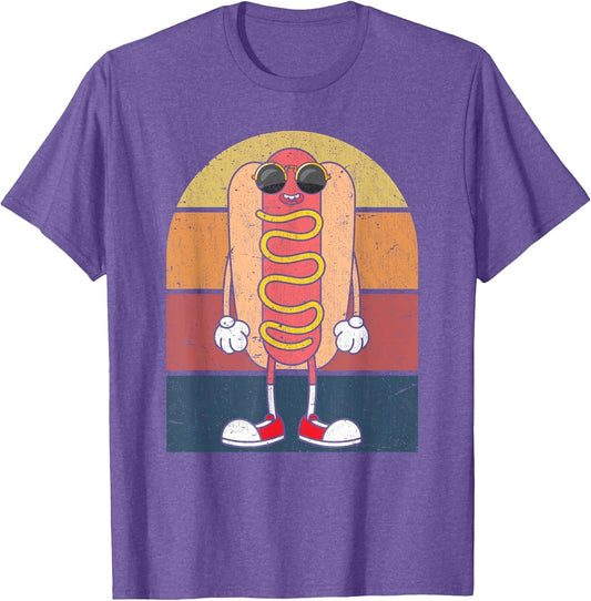 Cool Hot Dog Fast Food Sunglasses Weiner Foodie Retro Hotdog