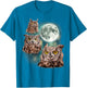 Three Owls Hoot at The Moon | Owl Lovers Night Bird Parody