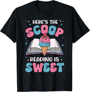 Cute Elementary Librarian Reading is Sweet