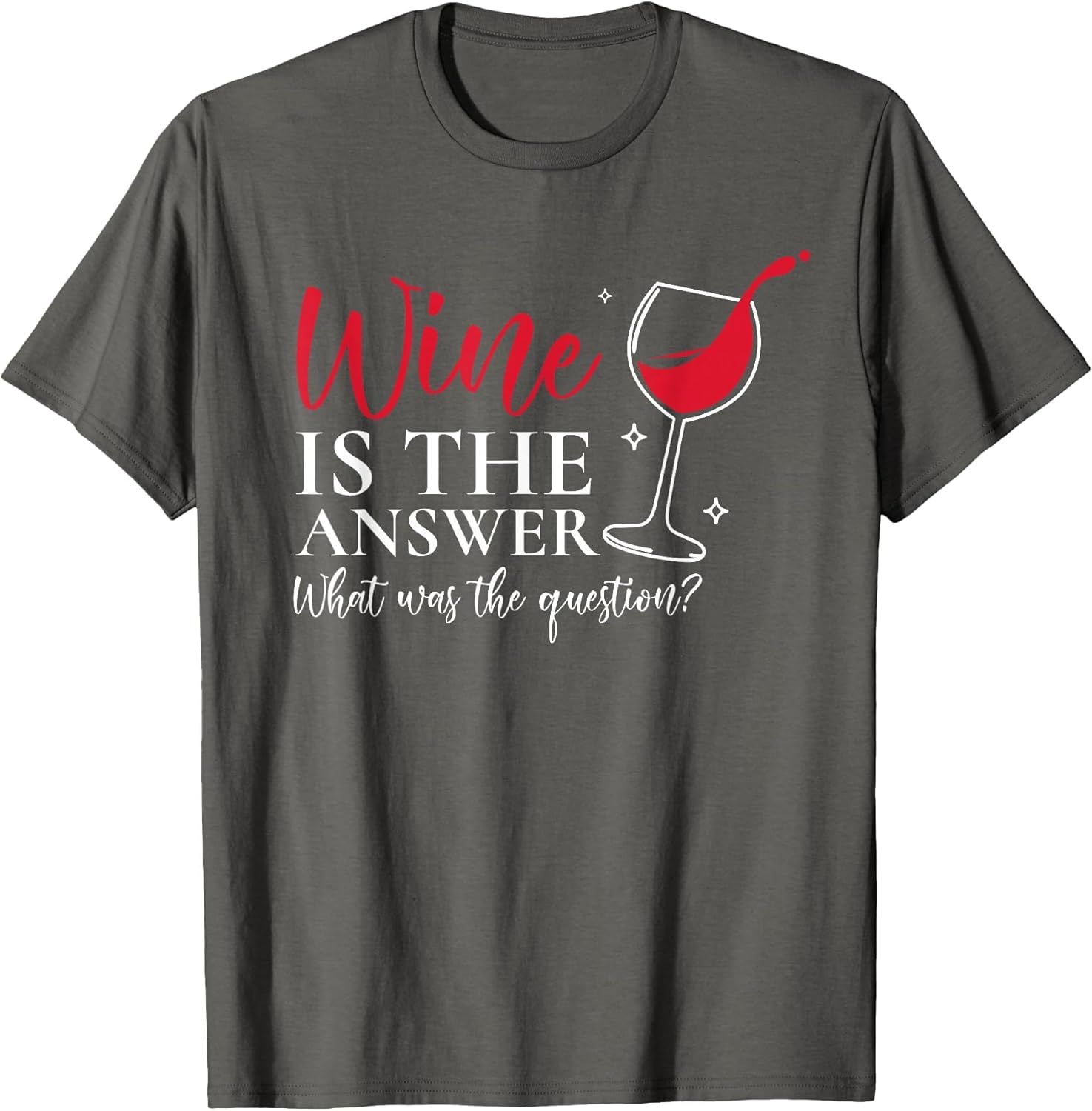 Wine is The Answer What was The Question? Wine Lover