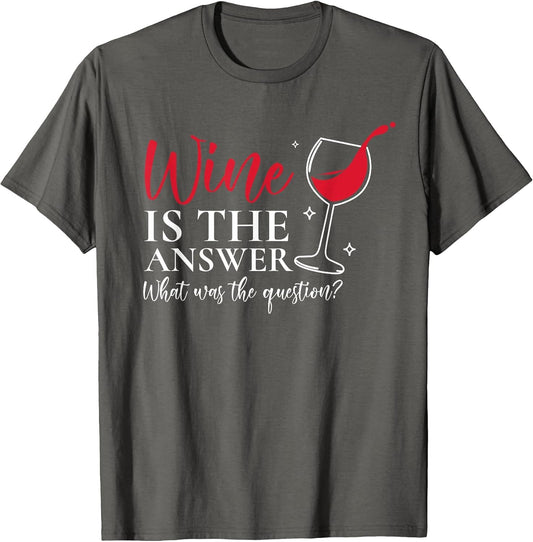 Wine is The Answer What was The Question? Wine Lover