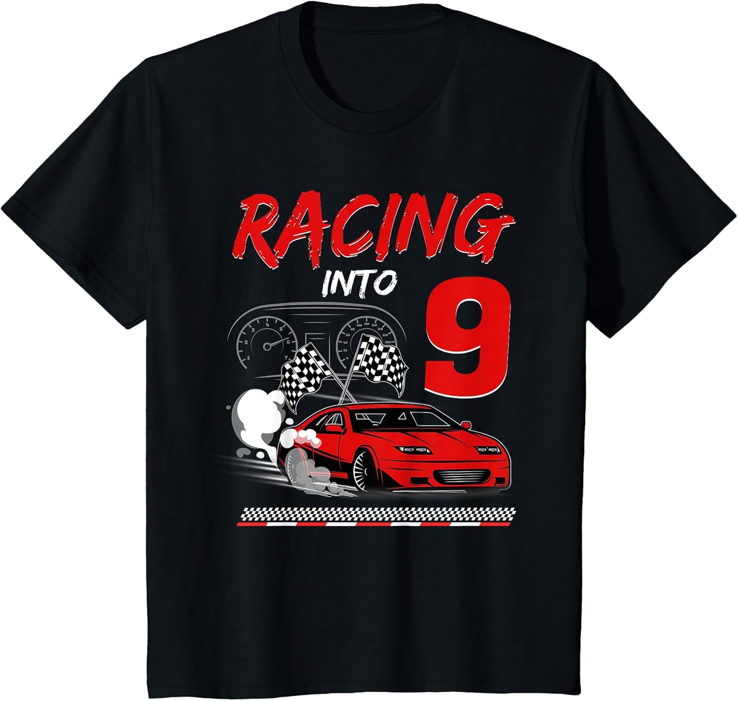 Racing into 9 Year Old Birthday Race Car 9th Boy Party