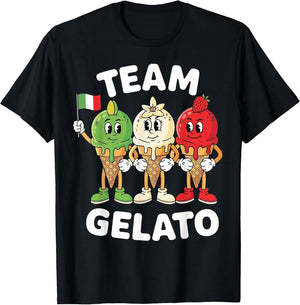 Team Gelato Funny Italian Ice Cream Italian Pride