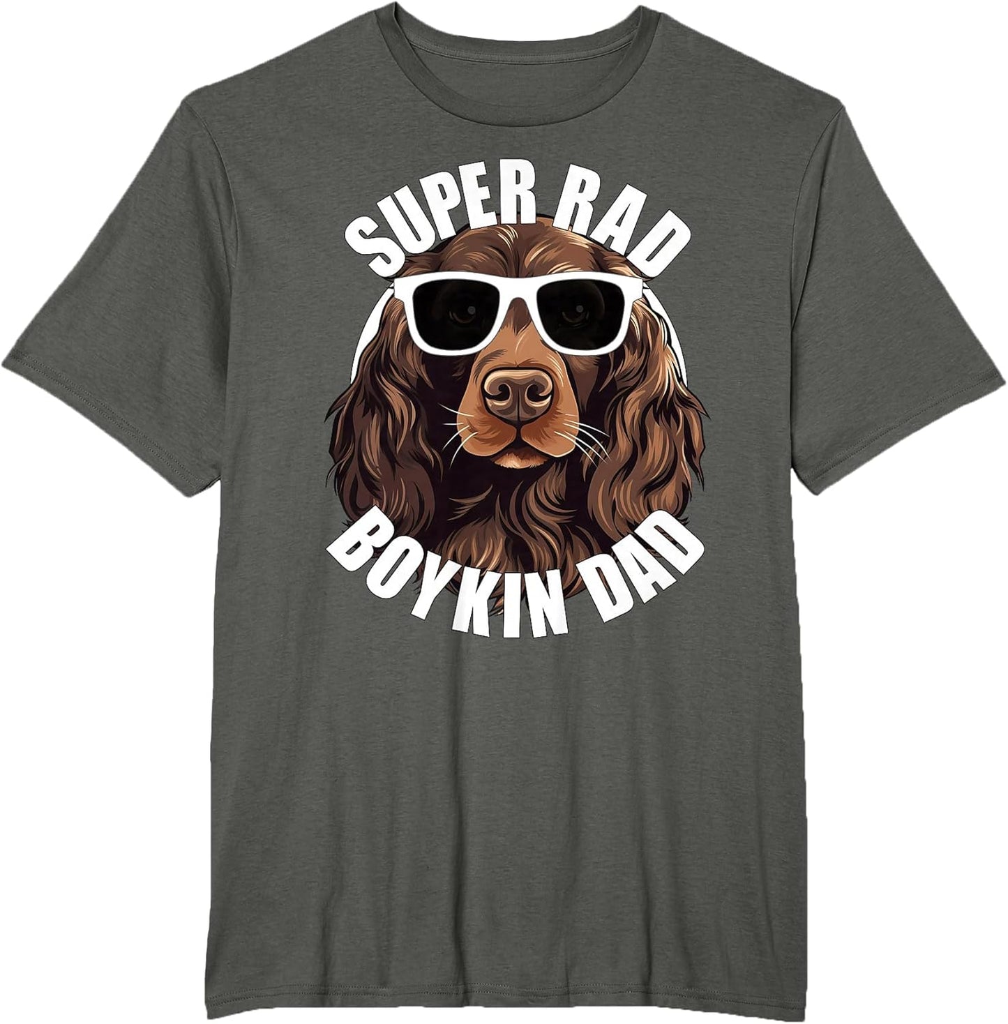 Boykin Spaniel Dad Funny Super Rad Puppy Dog Father