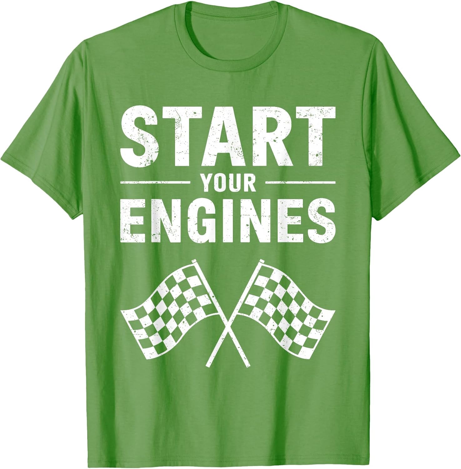 Start Your Engines Shirt Checkered Flag Men Women Racing Day