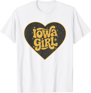 Retro Iowa Girl Heart Throwback Iowa Girls