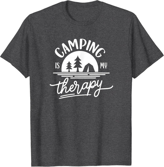 Camping is My Therapy for Outdoors Tent Camper