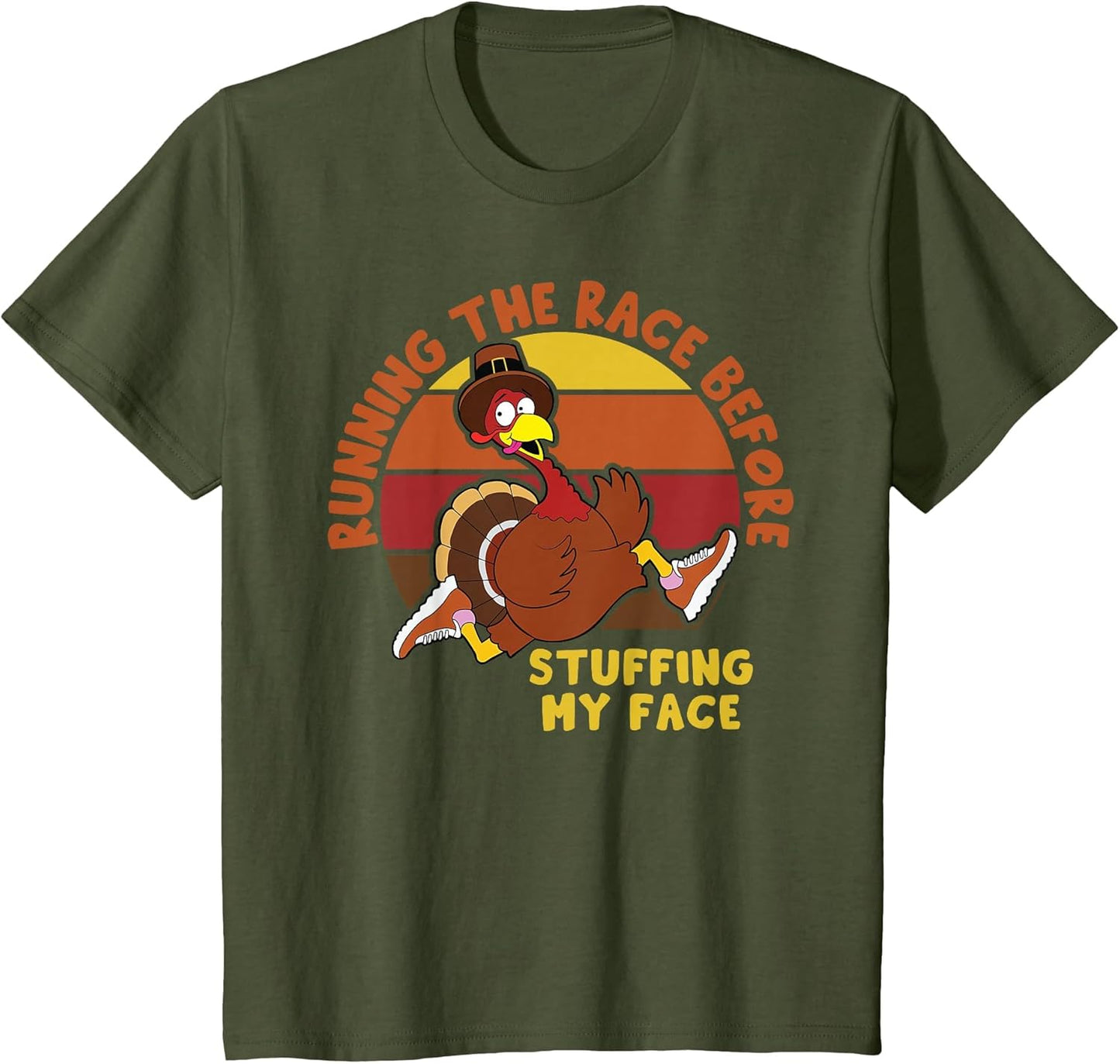 Stuffing My Face Thanksgiving Turkey Trot 5K Run Matching
