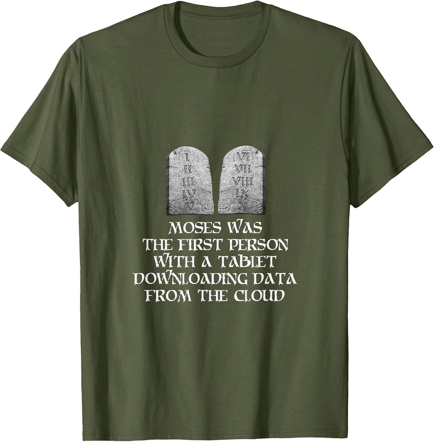 If You Think About It Moses was The First Person with Tablet