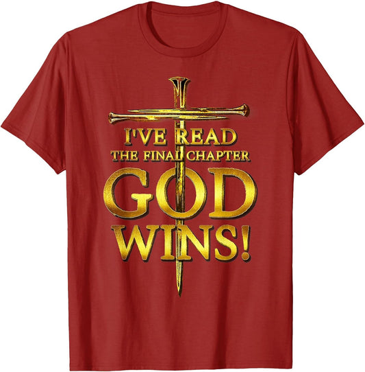 I've Read The Final Chapter God Wins Christian Religious