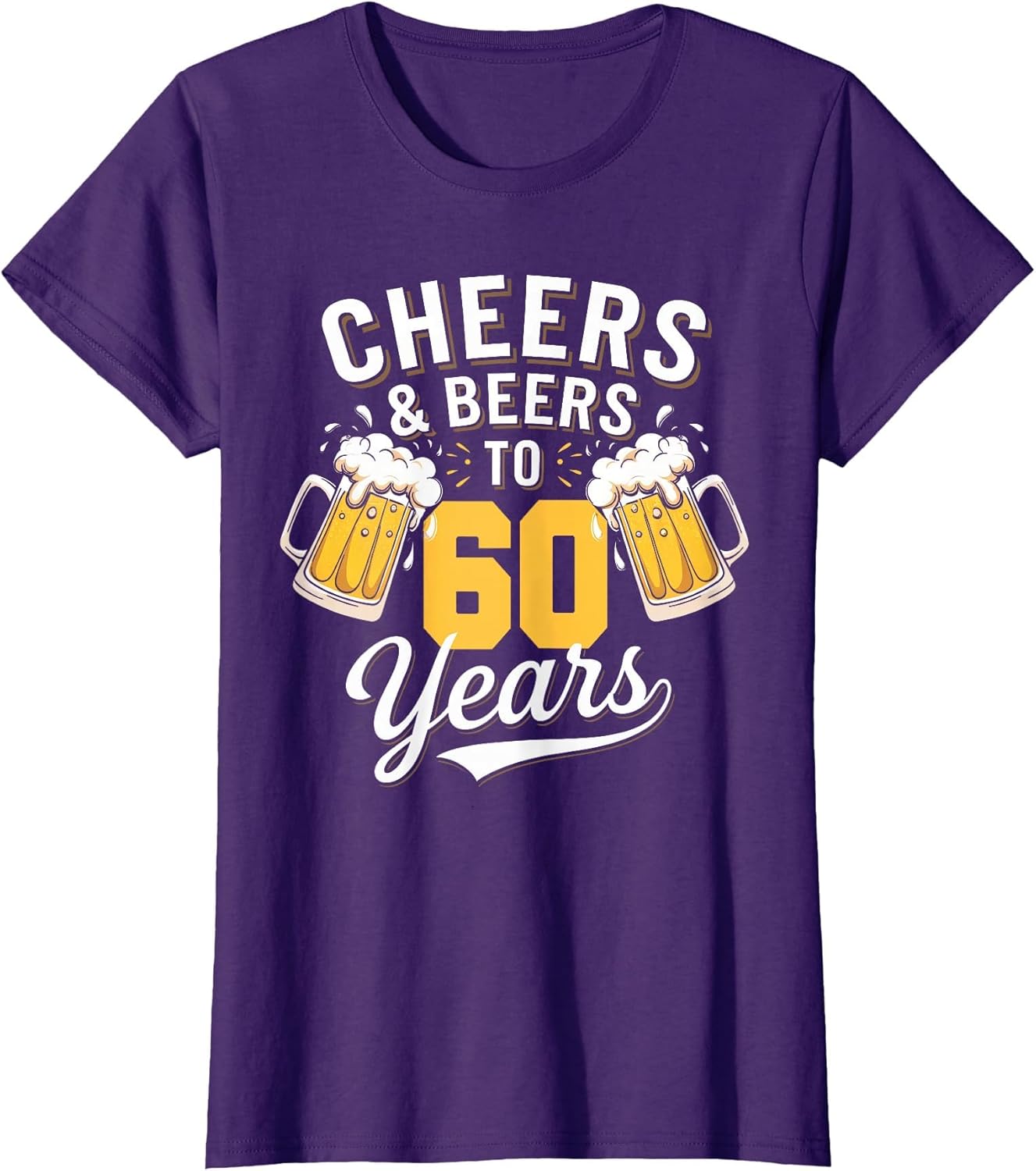 Cheer & Beer to 60 Years 60th Birthday Beer Drinking Party