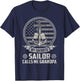 My Favorite Sailor Calls Me Grandpa Flag US Veteran Military