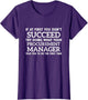 If at First You Don't Succeed - Procurement Manager