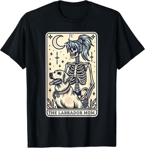 Yellow Labrador Mom Tarot Card Skeleton Lab Mom Witchy Vibes