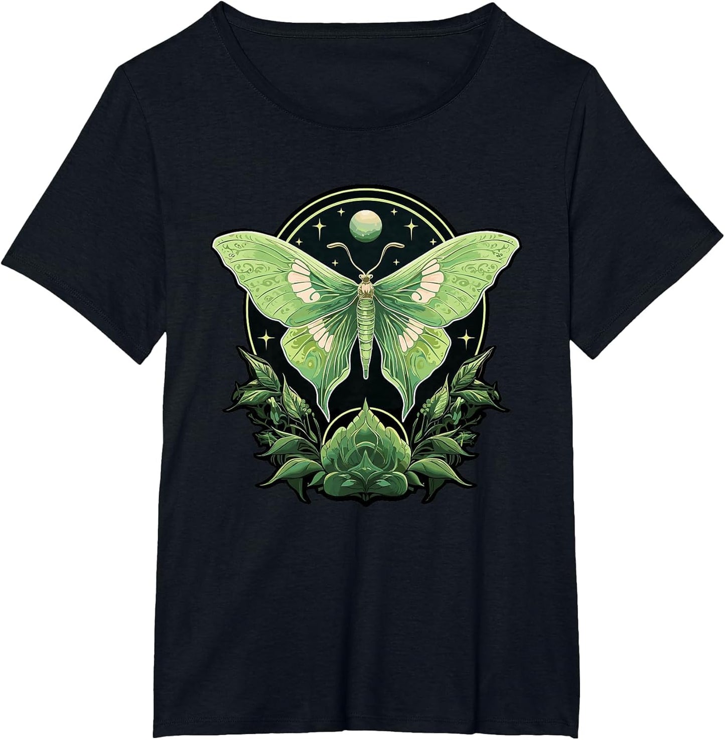 Luna Moth Insect Lover Witchy Aesthetic Moon Fairycore