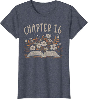 Chapter 16th Birthday Bookworm 16 Years Old for Book Lovers