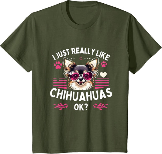 Chihuahua Shirt Girls Chihuahua Lover Women Chihuahuas