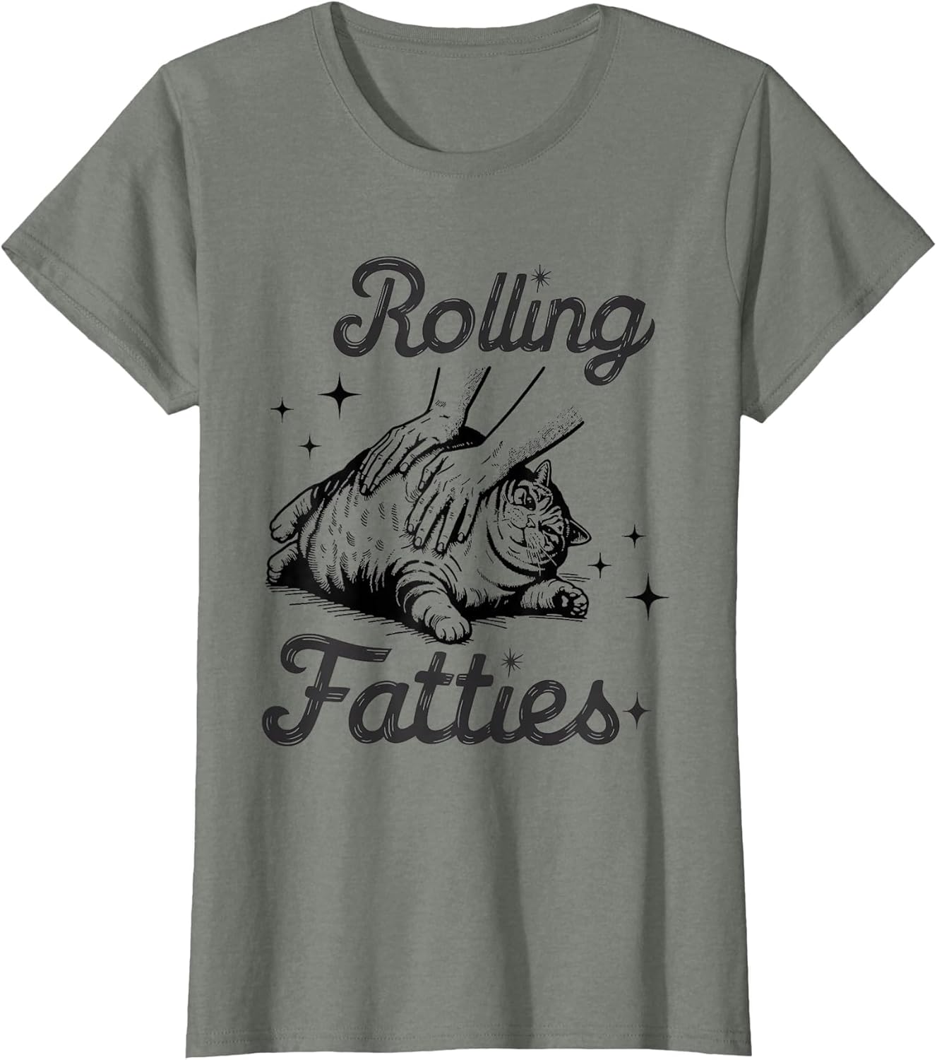 Rolling Fatties Cat Funny Cute Cat Lover Kitten Owner Kitty
