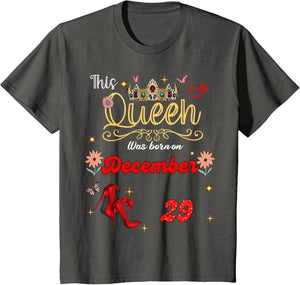 A Queen was Born on December 29 December 29th Birthday