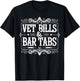 Vet Bills and Bar Tabs Funny Vintage Horse Lovers Art
