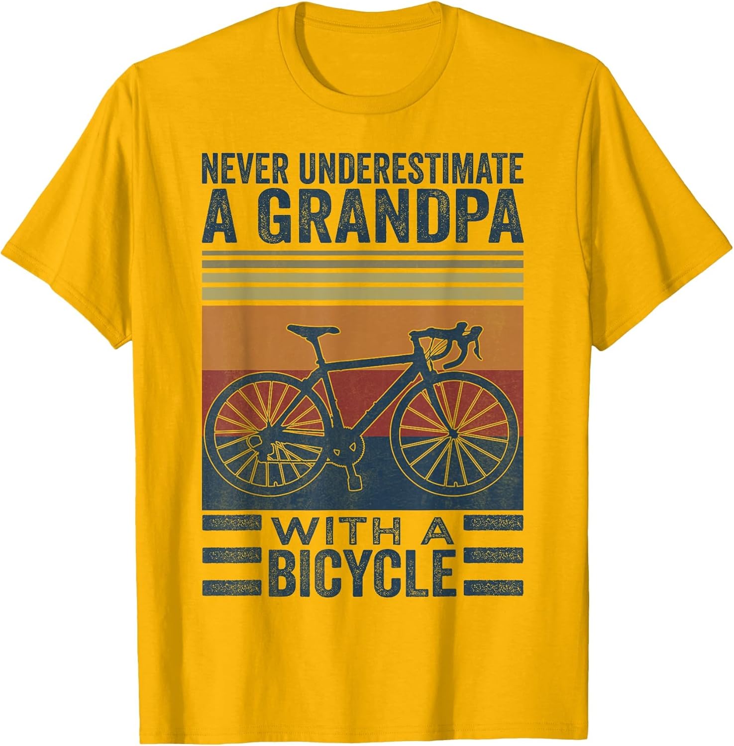 Cycling Grandpa Never Underestimate A Grandpa with A Bicycle