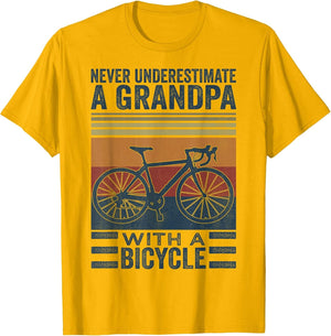 Cycling Grandpa Never Underestimate A Grandpa with A Bicycle