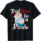 Disney Peter Pan Trust SMEE I'm A Pirate Salute , Men, Black, X-Large
