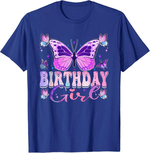 Birthday Girl Butterfly Party Child Kid Matching Family